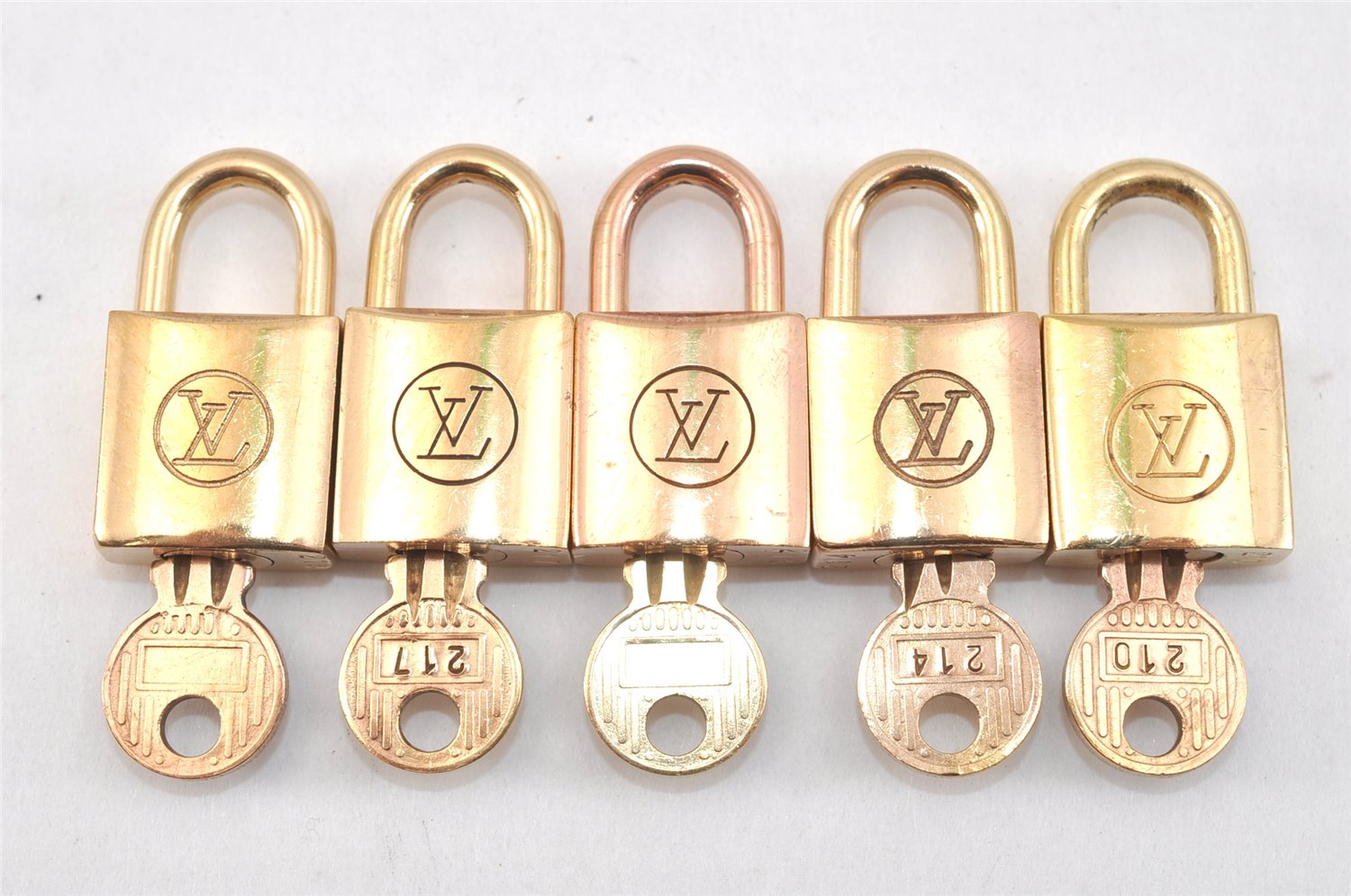 Authentic Louis Vuitton Padlock & Keys 10Set Old Model LV 2759L