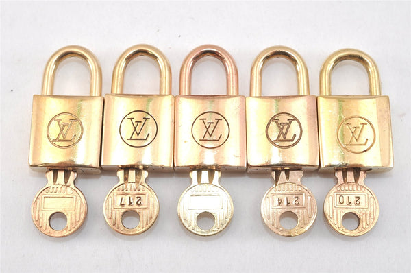 Authentic Louis Vuitton Padlock & Keys 10Set Old Model LV 2759L