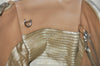 Authentic PRADA Leather Nappa 2Way Shoulder Tote Bag Purse Brown 2760I