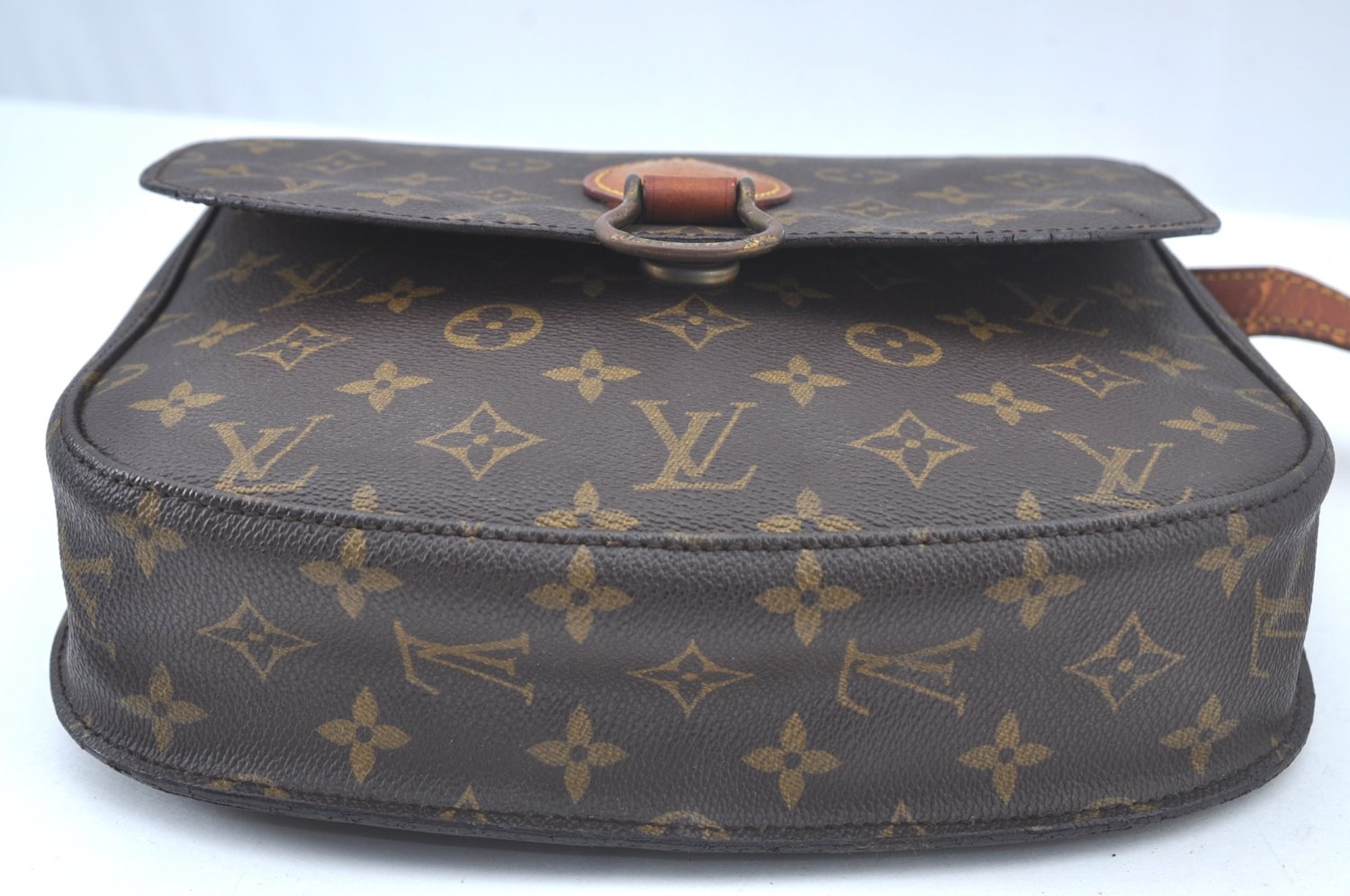 Authentic Louis Vuitton Monogram Saint Cloud GM M51242 Shoulder Cross Bag Junk 2760J