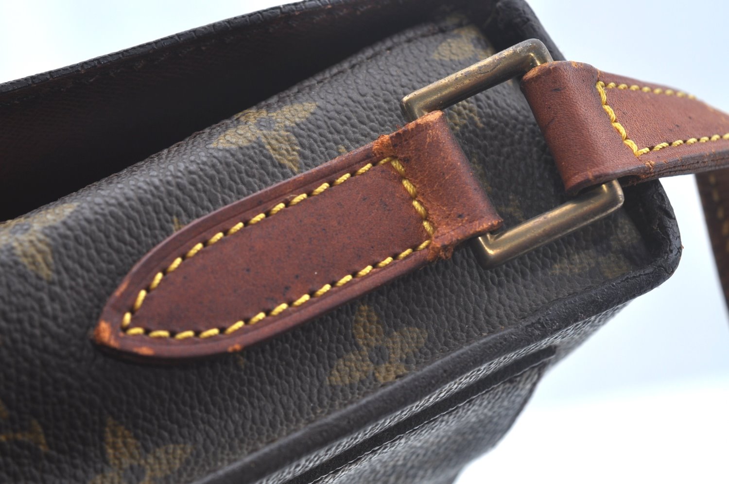 Authentic Louis Vuitton Monogram Saint Cloud GM M51242 Shoulder Cross Bag Junk 2760J