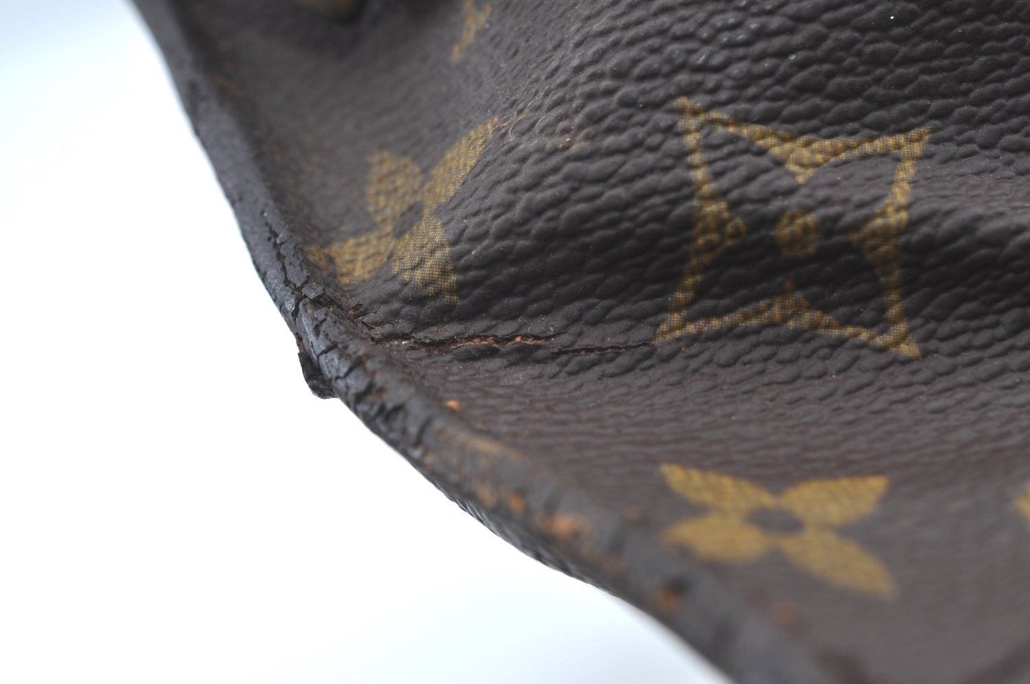 Authentic Louis Vuitton Monogram Saint Cloud GM M51242 Shoulder Cross Bag Junk 2760J