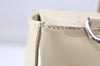 Authentic GUCCI Vintage 2Way Shoulder Tote Bag Enamel Beige Junk 2760K