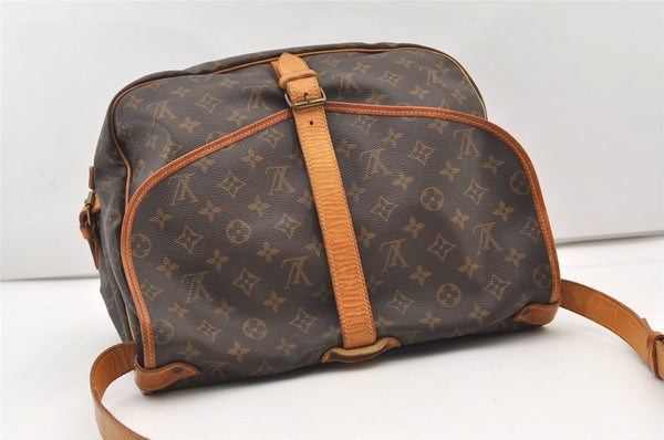 Authentic Louis Vuitton Monogram Saumur 35 Shoulder Cross Bag M42254 LV 2761J