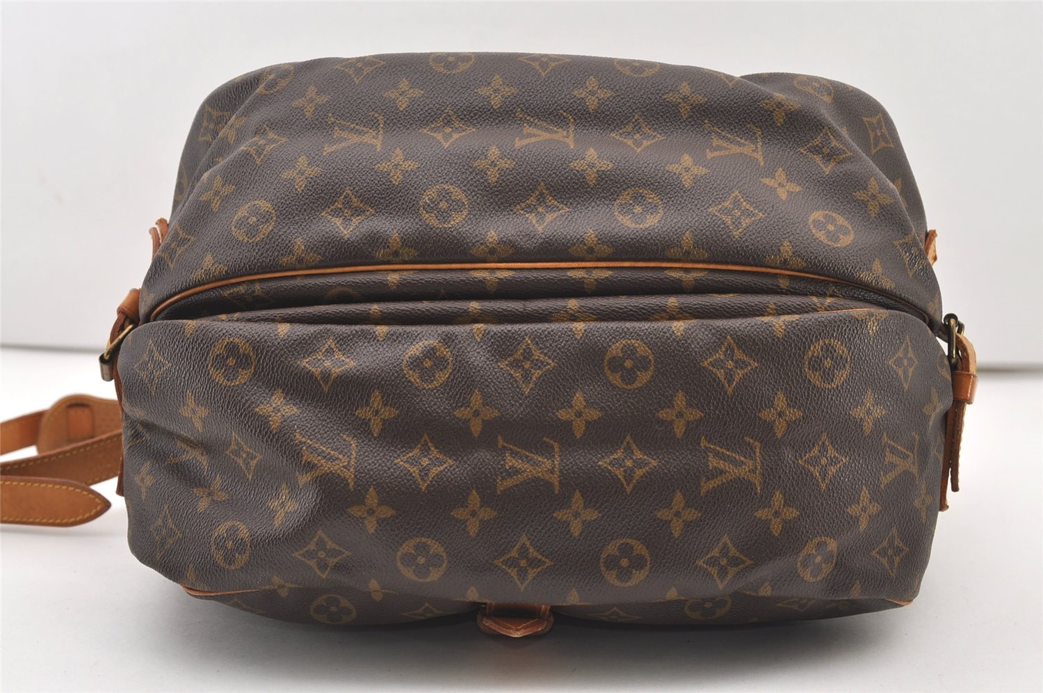 Authentic Louis Vuitton Monogram Saumur 35 Shoulder Cross Bag M42254 LV 2761J