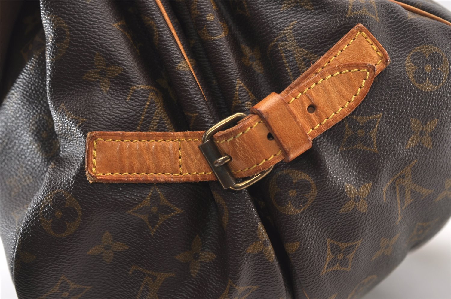 Authentic Louis Vuitton Monogram Saumur 35 Shoulder Cross Bag M42254 LV 2761J