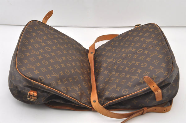 Authentic Louis Vuitton Monogram Saumur 35 Shoulder Cross Bag M42254 LV 2761J