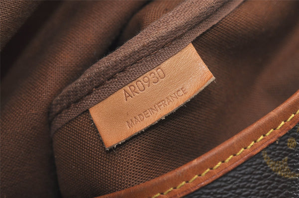 Authentic Louis Vuitton Monogram Saumur 35 Shoulder Cross Bag M42254 LV 2761J