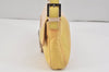 Authentic FENDI Mamma Baguette Shoulder Hand Bag Leather Beige Yellow 2761K