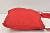 Authentic PRADA Vintage Nylon Tessuto Shoulder Cross Body Bag Red 2763K