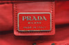 Authentic PRADA Vintage Nylon Tessuto Shoulder Cross Body Bag Red 2763K