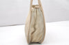Authentic GUCCI Vintage Shoulder Tote Bag Suede Leather White Cream Junk 2764K