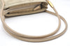 Authentic GUCCI Vintage Shoulder Tote Bag Suede Leather White Cream Junk 2764K