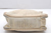 Authentic GUCCI Vintage Shoulder Tote Bag Suede Leather White Cream Junk 2764K