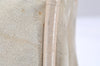 Authentic GUCCI Vintage Shoulder Tote Bag Suede Leather White Cream Junk 2764K