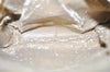 Authentic GUCCI Vintage Shoulder Tote Bag Suede Leather White Cream Junk 2764K