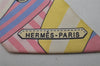 Authentic HERMES Twilly Scarf "SANGLES" Silk Pink 2765I