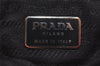 Authentic PRADA METAL Vintage Nylon Tessuto Hand Bag Purse B7004 Red 2766I