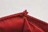 Authentic PRADA METAL Vintage Nylon Tessuto Hand Bag Purse B7004 Red 2766I
