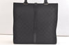 Authentic GUCCI Jackie Hand Tote Bag GG Canvas Leather 0021064 Black 2766K