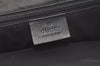 Authentic GUCCI Jackie Hand Tote Bag GG Canvas Leather 0021064 Black 2766K
