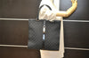 Authentic GUCCI Jackie Hand Tote Bag GG Canvas Leather 0021064 Black 2766K