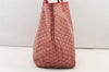 Authentic Goyard Vintage Saint Louis GM Shoulder Tote Bag PVC Leather Red 2767J