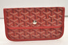 Authentic Goyard Vintage Saint Louis GM Shoulder Tote Bag PVC Leather Red 2767J