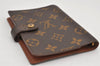 Authentic Louis Vuitton Monogram Agenda PM Notebook Cover R20005 LV 2772K