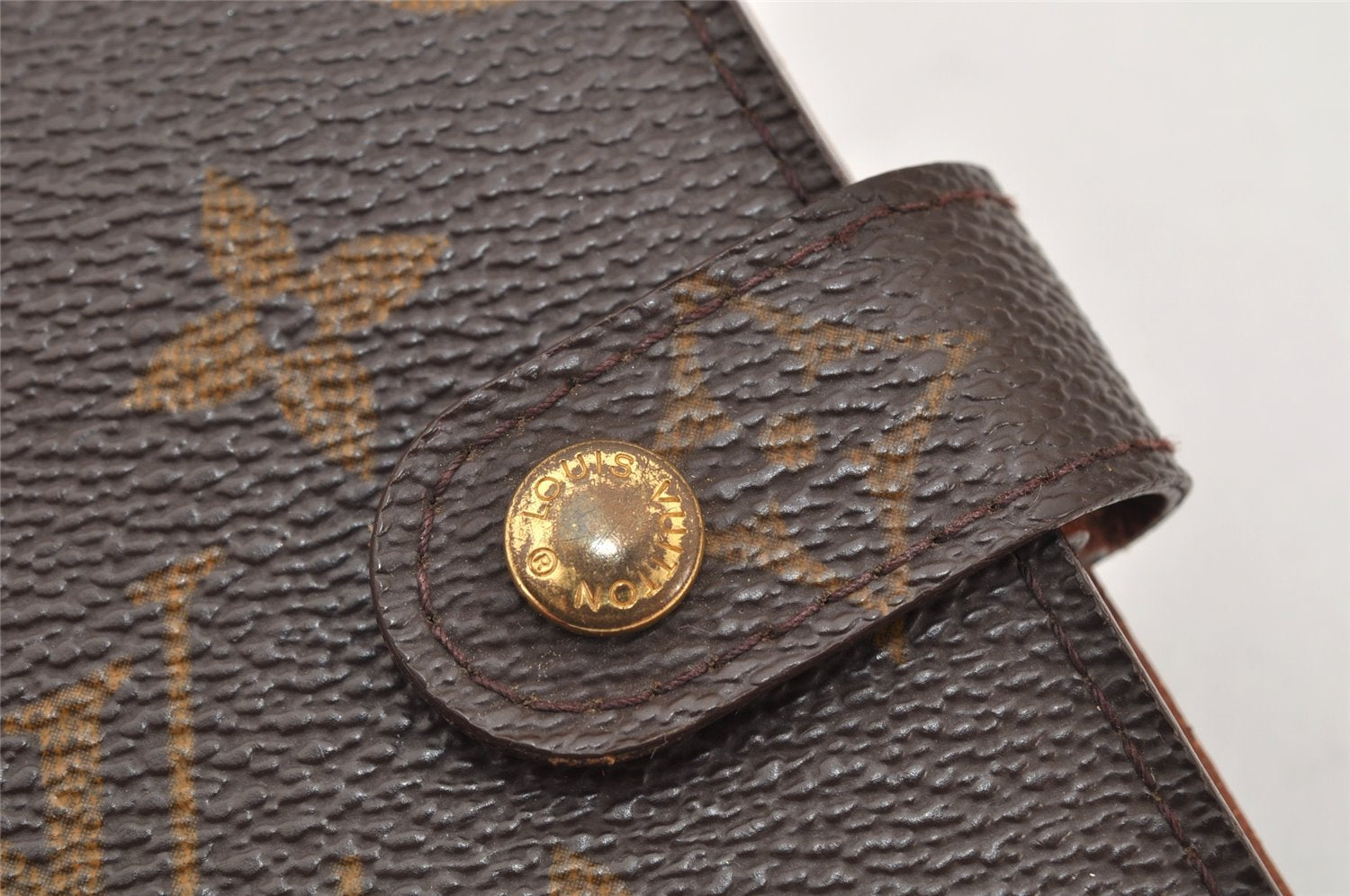 Authentic Louis Vuitton Monogram Agenda PM Notebook Cover R20005 LV 2772K
