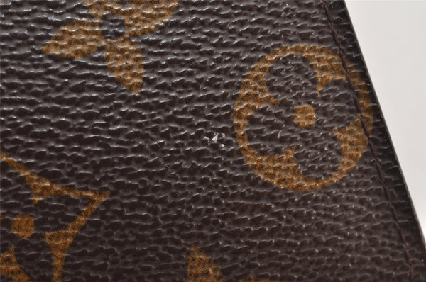 Authentic Louis Vuitton Monogram Agenda PM Notebook Cover R20005 LV 2772K