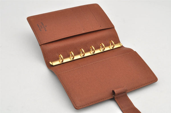 Authentic Louis Vuitton Monogram Agenda PM Notebook Cover R20005 LV 2772K