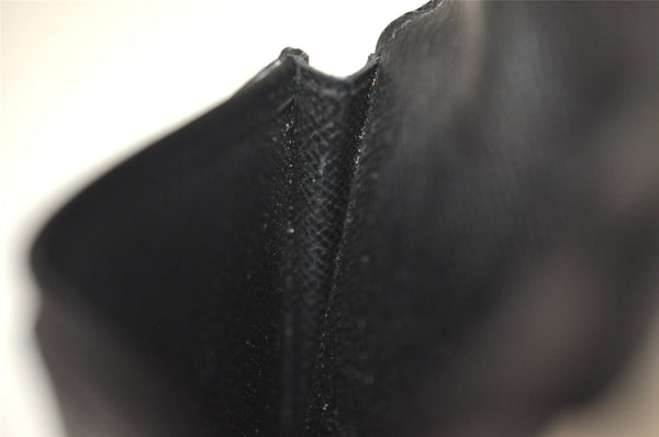 Auth Louis Vuitton Taiga Enveloppe Cartes de Visite Card Case M30922 Black 2773I