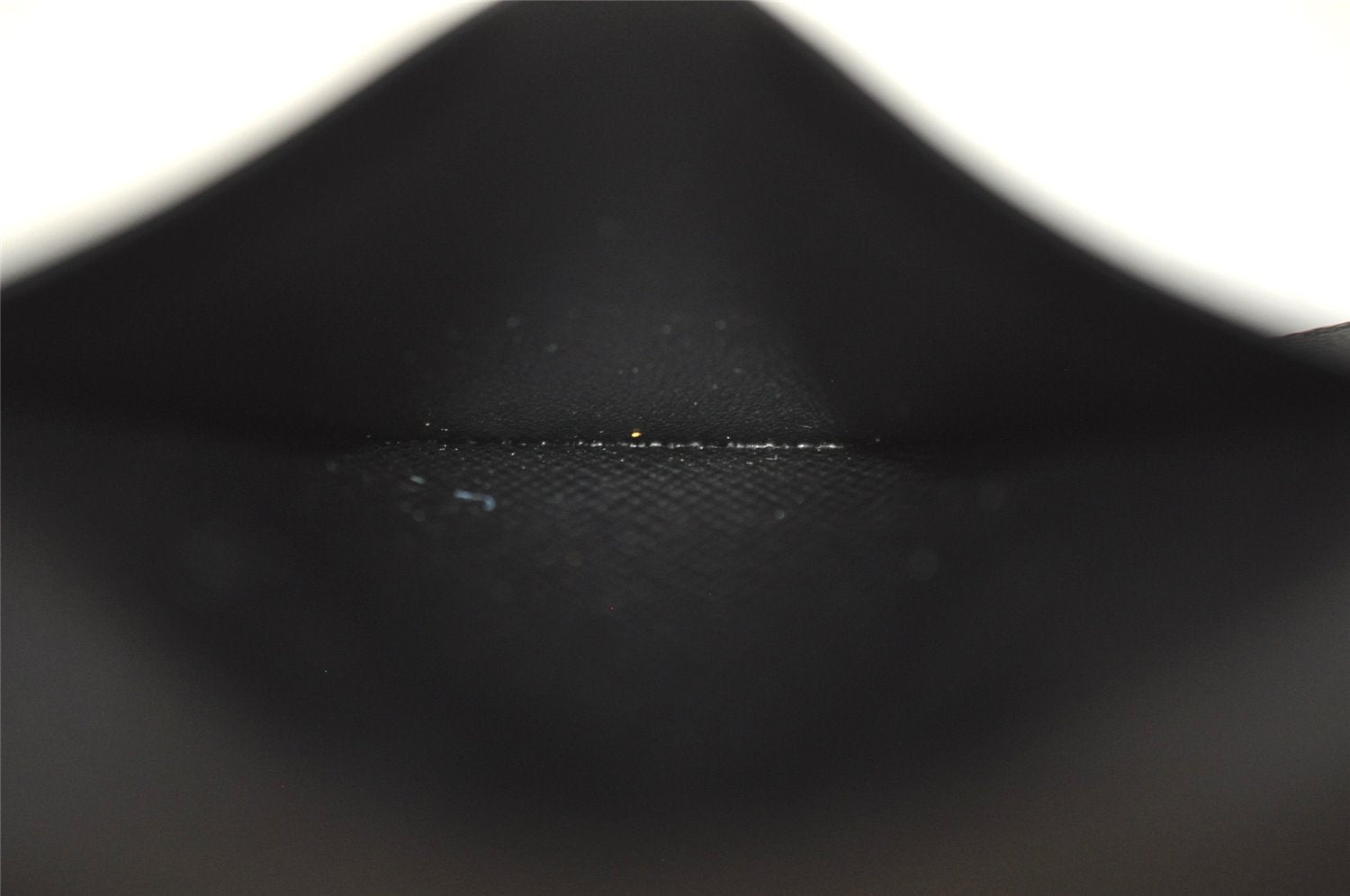 Auth Louis Vuitton Taiga Enveloppe Cartes de Visite Card Case M30922 Black 2773I