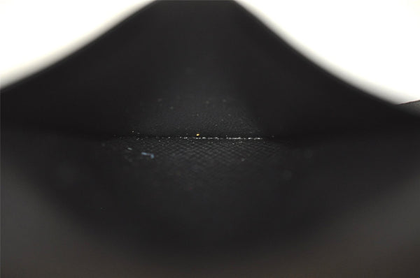 Auth Louis Vuitton Taiga Enveloppe Cartes de Visite Card Case M30922 Black 2773I