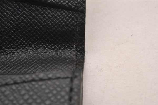 Auth Louis Vuitton Taiga Enveloppe Cartes de Visite Card Case M30922 Black 2773I