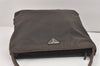 Authentic PRADA Nylon Tessuto Shoulder Hand Bag Brown 2773K