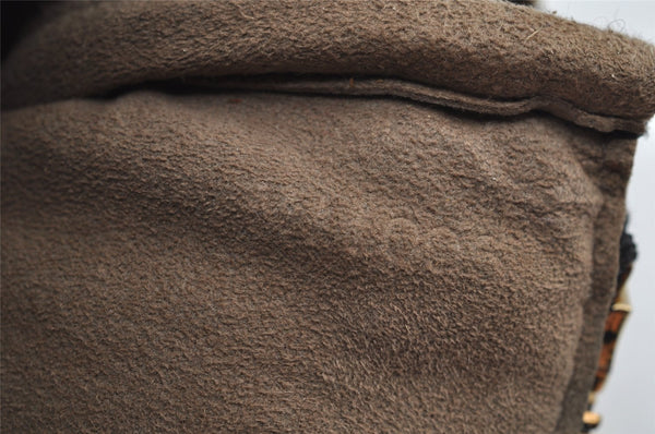 Auth Louis Vuitton Monogram Multicolor Pochette GM Pouch Black M60030 LV 2774I