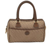 Authentic GUCCI 2Way Hand Boston Bag Purse GG Canvas Leather Beige Junk 2776J