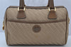 Authentic GUCCI 2Way Hand Boston Bag Purse GG Canvas Leather Beige Junk 2776J