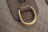 Authentic GUCCI 2Way Hand Boston Bag Purse GG Canvas Leather Beige Junk 2776J