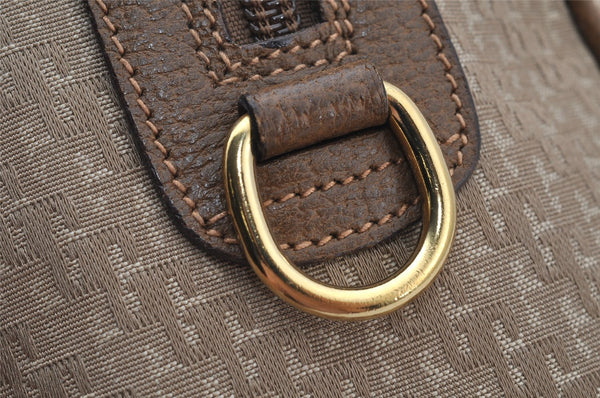 Authentic GUCCI 2Way Hand Boston Bag Purse GG Canvas Leather Beige Junk 2776J