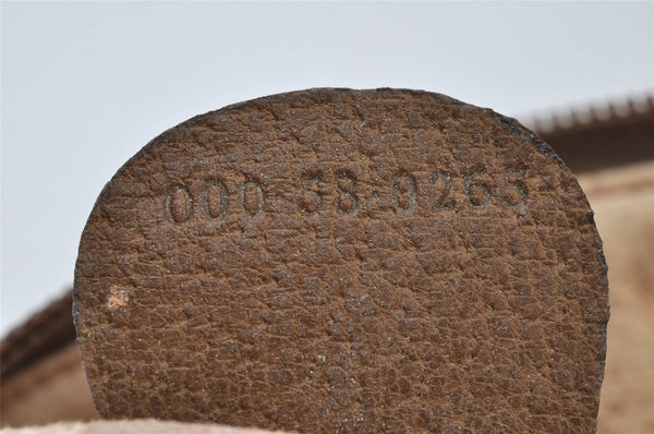 Authentic GUCCI 2Way Hand Boston Bag Purse GG Canvas Leather Beige Junk 2776J