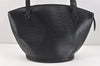 Auth Louis Vuitton Epi Saint Jacques Shopping Shoulder Bag Black M52262 LV 2776K