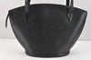 Auth Louis Vuitton Epi Saint Jacques Shopping Shoulder Bag Black M52262 LV 2776K