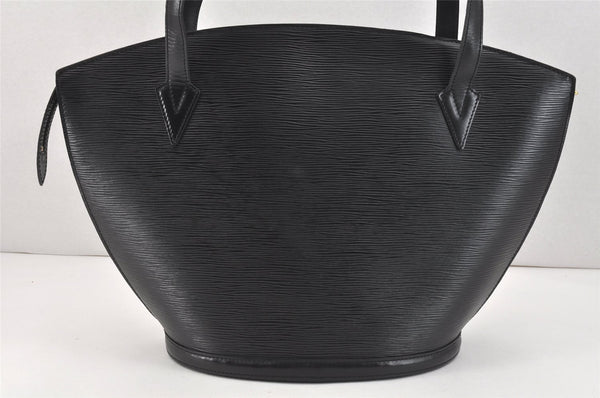 Auth Louis Vuitton Epi Saint Jacques Shopping Shoulder Bag Black M52262 LV 2776K
