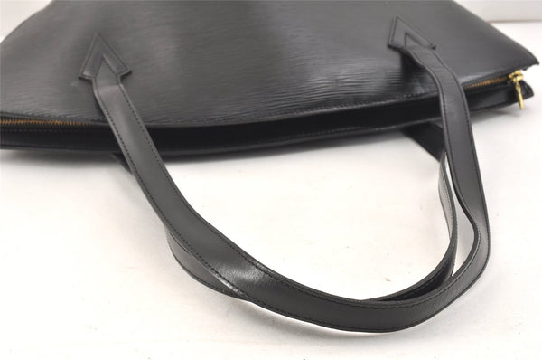 Auth Louis Vuitton Epi Saint Jacques Shopping Shoulder Bag Black M52262 LV 2776K