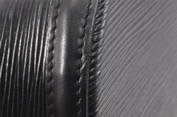 Auth Louis Vuitton Epi Saint Jacques Shopping Shoulder Bag Black M52262 LV 2776K