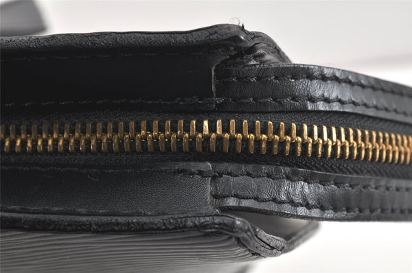 Auth Louis Vuitton Epi Saint Jacques Shopping Shoulder Bag Black M52262 LV 2776K