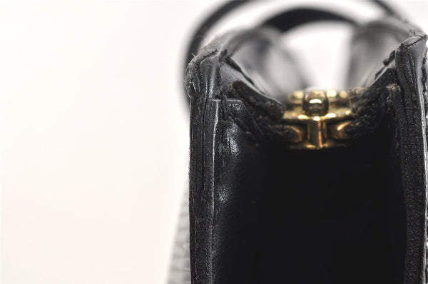 Auth Louis Vuitton Epi Saint Jacques Shopping Shoulder Bag Black M52262 LV 2776K